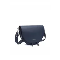 Torebki damskie - Praktyczna Listonoszka Torebka Damska Granatowa LUIGISANTO 23117 D.Blue - miniaturka - grafika 1