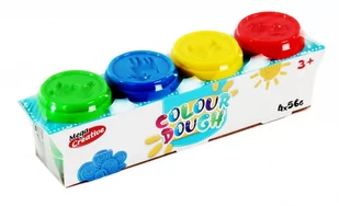Ciasto-masa 4 Kolory Tuby Ciasto-lina Plastyczna - Masy plastyczne - miniaturka - grafika 1