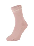 Skarpetki damskie - SEALSKINZ Suffield Solo Merino Sock Niewodoodporne skarpety różowe L, różowy, Large - miniaturka - grafika 1