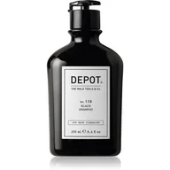 Szampony do włosów - Depot 110 Black shampoo - Szampon podkreślający naturalny blask włosów z dodatkowym czarnym pigmentem 250ml - miniaturka - grafika 1