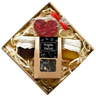 Zestawy upominkowe - Zestaw prezentowy - Dzień Nauczyciela, herbata, małe serce, konfitura, miód - miniaturka - grafika 1