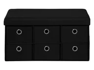 Pudła i pojemniki do przechowywania - LIVARNO home Skrzynia do siedzenia, składana (Czarny) - miniaturka - grafika 1