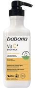Balsamy i kremy do ciała - Mleko do ciała Babaria Vitamin C Body Milk 500 ml (8410412130097) - miniaturka - grafika 1