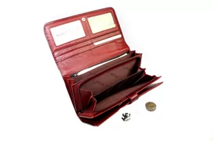 Portfel Damski Skórzany NICOLE 74020 Długi Suwak Wewnątrz Dodatkowy Organizer Skóra Naturalna - Portfele Portfel Damski Skórzany NICOLE 74020 Długi Suwak Wewnątrz Dodatkowy Organizer Skóra Naturalna - Portfele - miniaturka - grafika 2