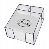 Etykiety samoprzylepne i bloki etykiet - Pojemnik na karteczki białe nieklejone kostka 5cm - miniaturka - grafika 1