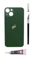 Części serwisowe do telefonów - OEM Panel tylny zielony do iPhone 13 Big Hole szkło klapka baterii plecki - miniaturka - grafika 1