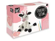 Pasmanteria - Rozette, Zestaw do szydełkowania Krówka 14x8x16 cm - miniaturka - grafika 1