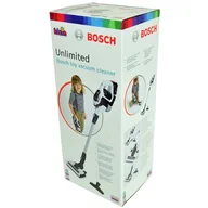 Zabawki AGD - Theo Klein 6812 Bosch Unlimited odkurzacz z zasilaniem bateryjnym, z funkcją ssania i dźwięku, obrotowa dysza podłogowa z wałkiem bieżnym, wymiary: 16 cm x 16 cm x 80 cm - miniaturka - grafika 1