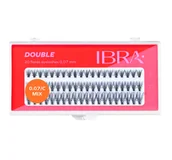 Pędzle do makijażu - Ibra Ibra - DOUBLE FLARES EYELASH - KNOT-FREE NATURALS - Kępki sztucznych rzęs o podwójnej objętości - MIX (8 mm, 10 mm, 12 mm) IBRSOOB-JOB-03 - miniaturka - grafika 1