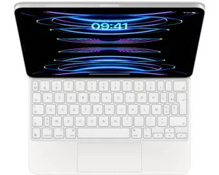 Nowa Oryginalna Klawiatura Apple iPad Pro Magic Keyboard White 11'' French A2261 - Etui do tabletów - miniaturka - grafika 1