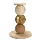 Drapaki dla kotów - Designed by Lotte Piłka do drapania Karlie DBL Elio drewniana - miniaturka - grafika 1