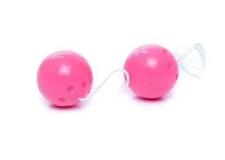 Kulki gejszy - Boss Series Boss Series Duo Balls Pink - Kulki gejszy, różowe - grafika 1