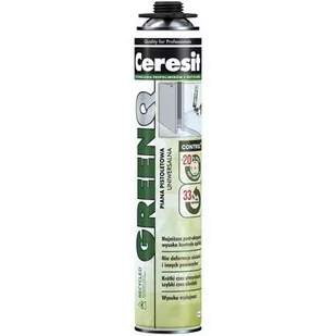 Piana pistoletowa GreenQ Ceresit 750ml - Pianki montażowe - miniaturka - grafika 1