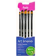 Pędzle - Pędzle artystyczne nylonowe 5szt - miniaturka - grafika 1