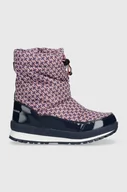 Buty dla dziewczynek - Tommy Hilfiger śniegowce dziecięce kolor granatowy - miniaturka - grafika 1