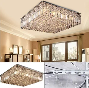40 cm Lampa sufitowa Led K9 Crystal Nowoczesne lampy sufitowe Lampa wisząca Żyrandol Lampa wisząca Oświetlenie salonu - Lampy sufitowe - miniaturka - grafika 1