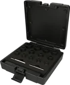 Klucze i nasadki - KS Tools 913.1460 zestaw kluczy nasadowych 1/4 cala  1/2 cala profil spiralne, 15-częściowy 4042146225349 - miniaturka - grafika 1