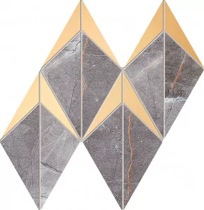 TUBĄDZIN Mozaika ścienna Brainstorm graphite 23,1x19,6 Mozaika ścienna Brainstorm graphite 23,1x19,6 - Płytki ceramiczne - miniaturka - grafika 1