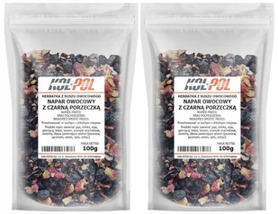 Herbata Owocowa Napar Czarna Porzeczka 200g Naturalna suszona Kol-Pol - Herbata - miniaturka - grafika 1