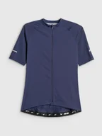 Koszulki rowerowe - 4F Koszulka kolarska damska - granatowa XS - miniaturka - grafika 1