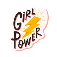 Pasmanteria - Naprasowanka Girl Power Naklejeka Na Odzież 9 - miniaturka - grafika 1