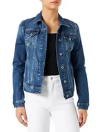 Kurtki damskie - Pepe Jeans Thrift Kurtka Kobiety, Niebieski (Denim-hp2), XL - miniaturka - grafika 1