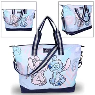 Akcesoria podróżnicze - Stitch Disney Niebieska materiałowa torba podróżna, torba turystyczna, pojemna 54x18x23 cm - miniaturka - grafika 1