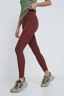 Legginsy - Columbia legginsy sportowe Boundless Trek damskie kolor bordowy wzorzyste 2033514 - miniaturka - grafika 1
