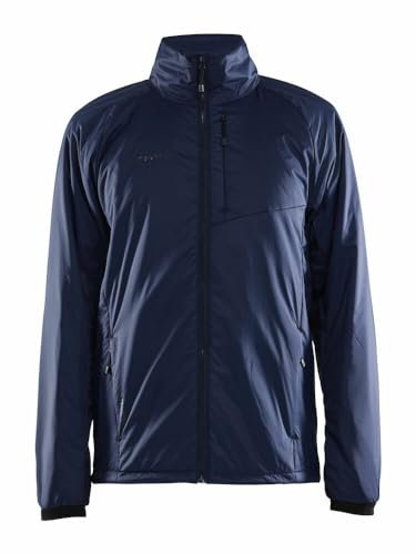 Craft Core Light Padded Jacket | lekka kurtka męska 3XL | Blaze | watowana kurtka przejściowa dla mężczyzn | kurtka o niewielkich wymiarach po spakowaniu | wiatrówka męska | kurtka treningowa męska