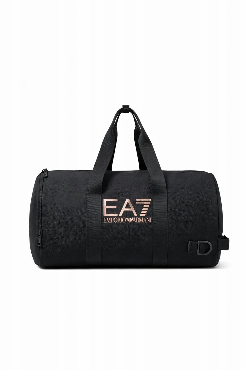 EMPORIO ARMANI CZARNA TORBA SPORTOWA Z LOGO EA7 I3A