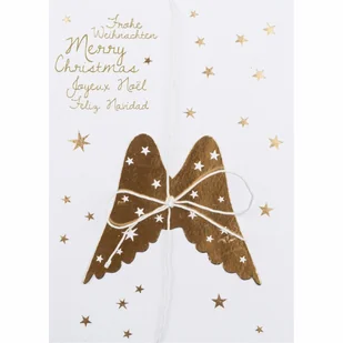 Kartka świąteczna angel wings kod: C92032 - Kartki okolicznościowe i zaproszenia - miniaturka - grafika 1