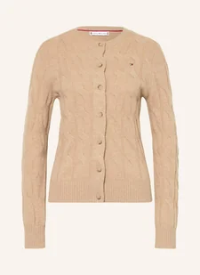 Tommy Hilfiger Kardigan beige - Swetry damskie - miniaturka - grafika 1