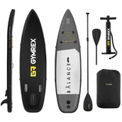 Deski SUP i akcesoria - Gymrex Deska SUP - dmuchana - Balance Line - 145 kg - czarna GR-SPB340 GR-SPB340 - miniaturka - grafika 1