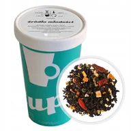 Herbata - Herbata czarna ŹRÓDŁO MŁODOŚCI owoce goji papaja skórka pomarańczy 150g - herbata liściasta sypana mieszanka napar susz - miniaturka - grafika 1