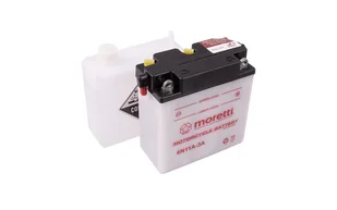 Akumulator kwasowo-ołowiowy 6N11A-3A 6V 11Ah Moretti - Akumulatory motocyklowe - miniaturka - grafika 1