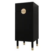 Meble do przedpokoju - Komoda do przedpokoju na drobiazgi pojemna PALERMO czarny kaszmir - miniaturka - grafika 1