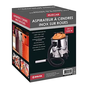 RUECAB patelnia na pellet, odkurzacz do popiołu kominkowego 20L/1200W 3450, woda i kurz, 20L/1200W-Anty-filtr do prania-zbiornik stalowy, szary - Filtry do odkurzaczy - miniaturka - grafika 1