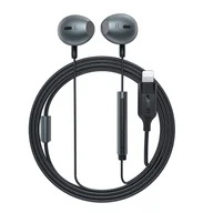 Słuchawki bluetooth - Słuchawki douszne do iPhone iPad ze złączem Lightning 1.2 m czarne - miniaturka - grafika 1