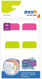 Zakładki Stick'n 25x28mm 3 kolory (3x20) - Zakładki indeksujące - miniaturka - grafika 1