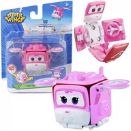 Figurki dla dzieci - SUPER WINGS FLIP DIZZY TRANSFORMUJĄCA FIGURKA SAMOLOT HELIKOPTER - miniaturka - grafika 1