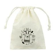 Ozdoby bożonarodzeniowe - Woreczek RENIFER 10x15cm ECRU - miniaturka - grafika 1