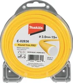 Akcesoria do kos i kosiarek - Makita E-02836 żyłka tnąca nylonowa 3,0 mm 15 m okrągła - miniaturka - grafika 1