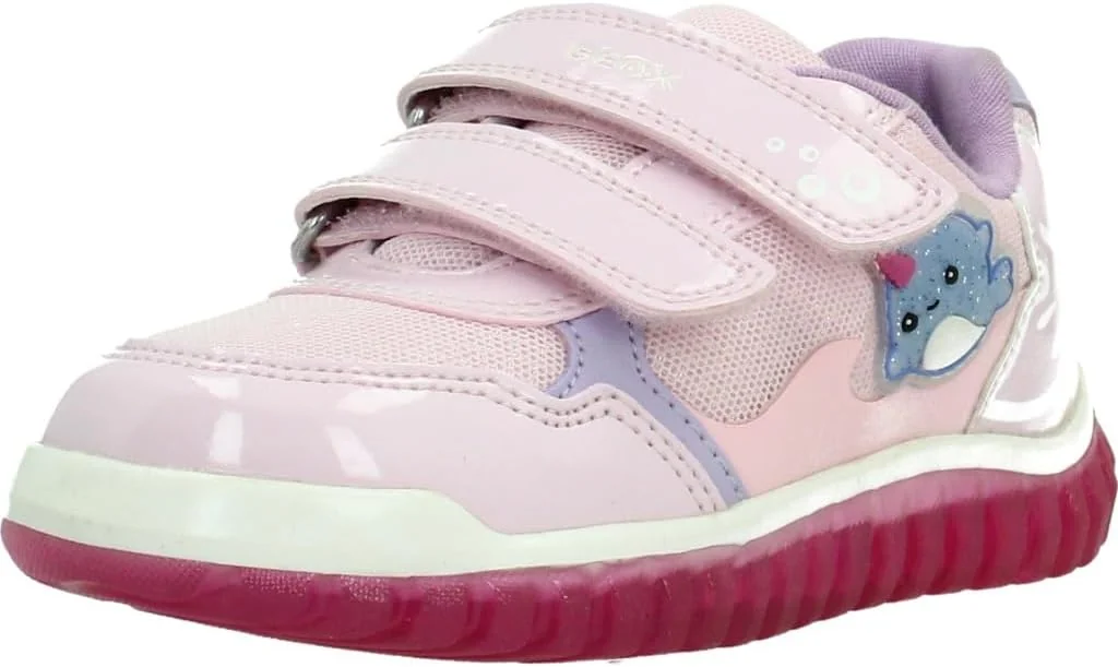 Buty z oświetleniem LED dla niemowląt rozmiar 22 różowo-liliowe