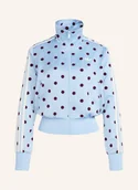 Moda i Uroda OUTLET - Adidas Originals Bluza Satin Polka Dots Tt blau - miniaturka - grafika 1