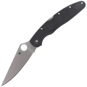 Noże - Nóż składany Spyderco Police 4 Lightweight Black Plain (C07PBK4) - miniaturka - grafika 1