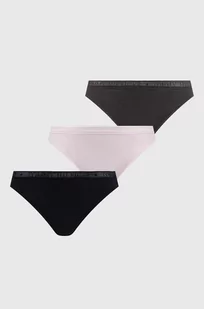 Tommy Hilfiger stringi 3-pack kolor różowy UW0UW04890 - Majtki damskie - miniaturka - grafika 1