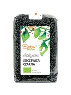Ziarna i nasiona roślin strączkowych - Batom, Soczewica czarna Beluga BIO, 500 g - miniaturka - grafika 1