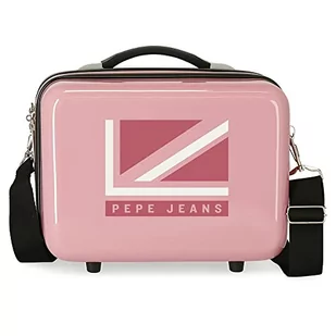 Pepe Jeans Carol kosmetyczka z torbą na ramię, różowa, 29 x 21 x 15 cm, sztywna, ABS 9,14 l - Kosmetyczki, organizery i kuferki - miniaturka - grafika 1