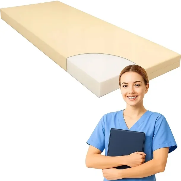 Materac szpitalny 90x200cm rehabilitacyjny Pokrowiec nieprzemakalny Polski