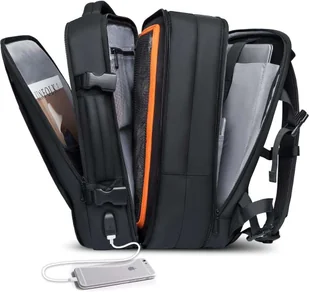 Plecak podróżny Bange BackPack biznesowy plecak rozszerzalny Torba pojemna do laptopa 17.3" z portem USB Czarny - Folie ochronne do telefonów Plecak podróżny Bange BackPack biznesowy plecak rozszerzalny Torba pojemna do laptopa 17.3" z portem USB Czarny - Folie ochronne do telefonów - miniaturka - grafika 1